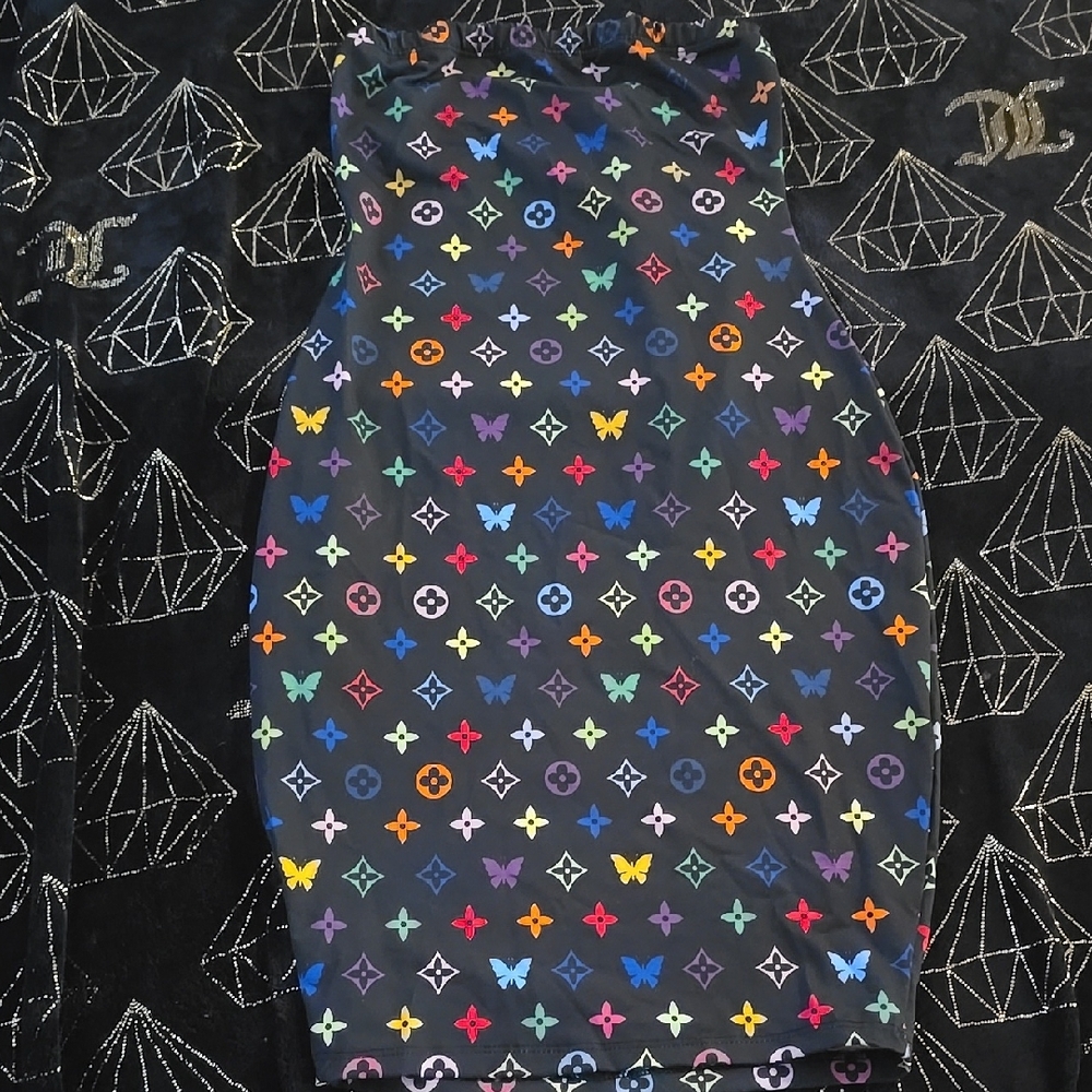 Louis Vuitton Colorful Patterned Dress